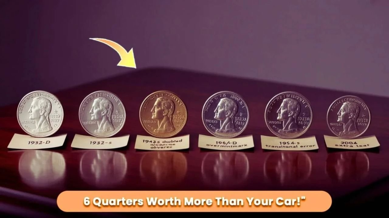 6 Washington Quarters